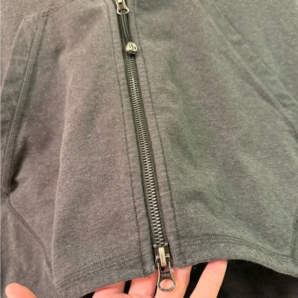 lululemon Gray Zip-Up Hoodie. One of the first ever made! - Picture 2 of 8